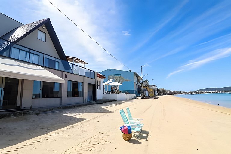 pé na areia e descanso em família