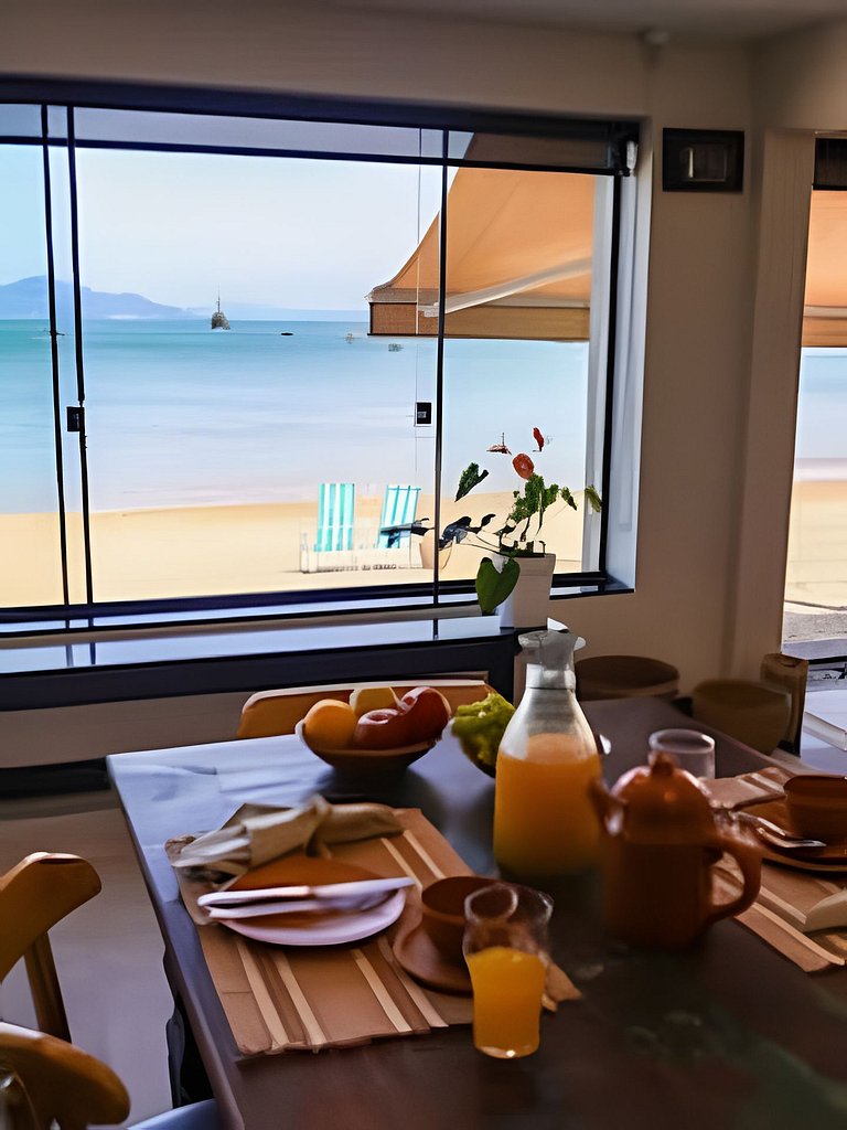 pé na areia e descanso em família