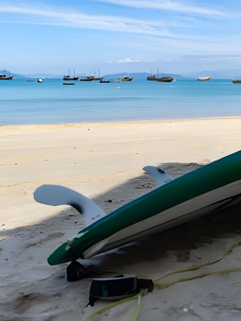 pé na areia e descanso em família