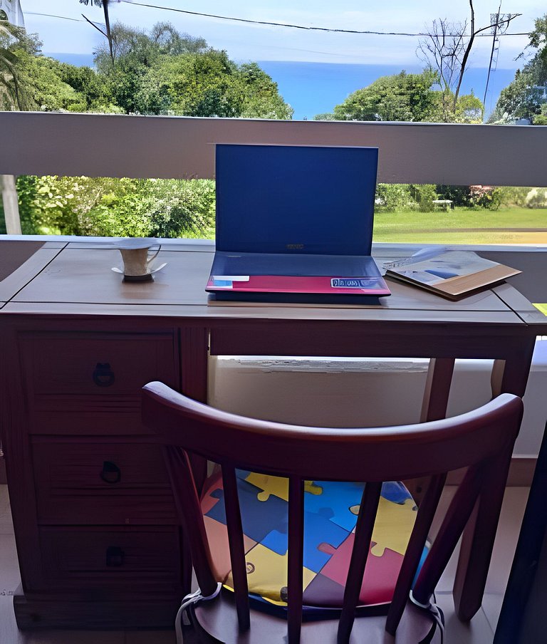 Home Office - Frente para o Mar - Caraguatatuba